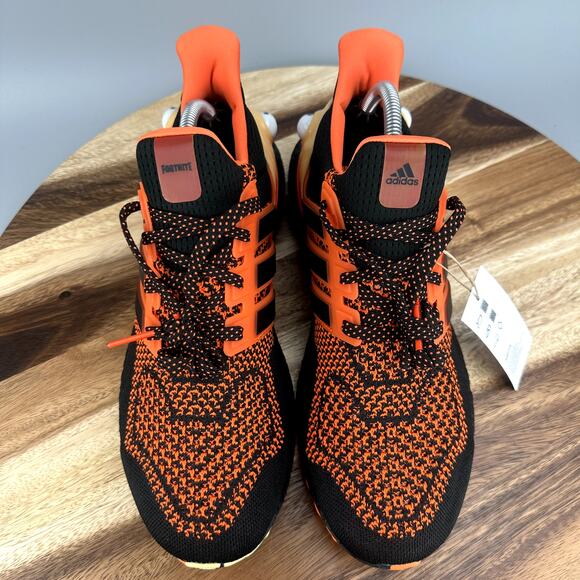 Adidas Fortnite Men\'s 9.5 Black/Orange Fishstick Retro Ultraboost JQ0715 NEW main image 10